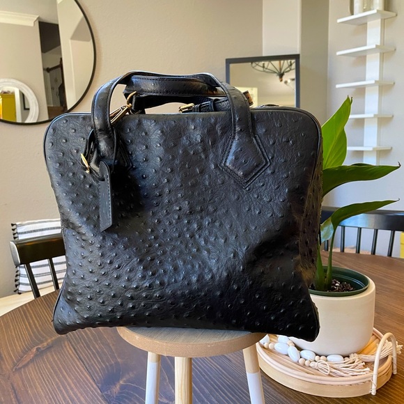 Thavma - Christa Ostrich-Embo Tote Bag - Picture 3 of 12